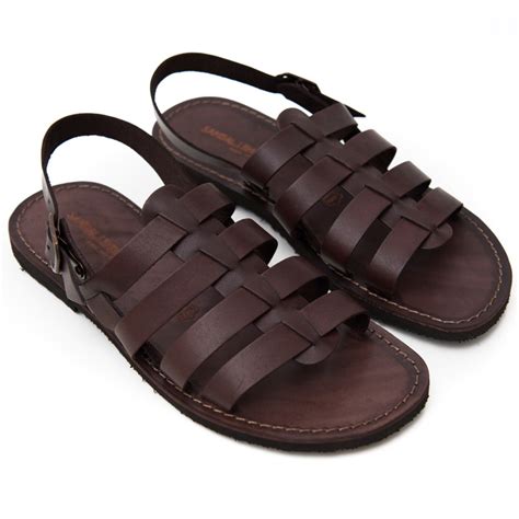 sandali in cuoio uomo